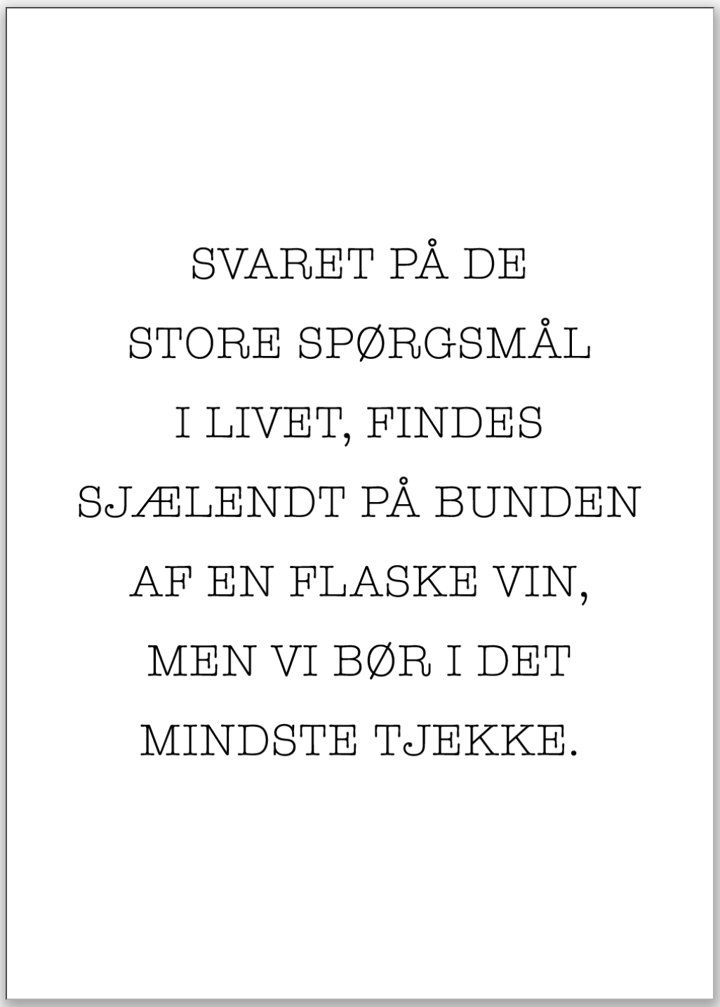 PLAKAT: Gratis at kigge på her