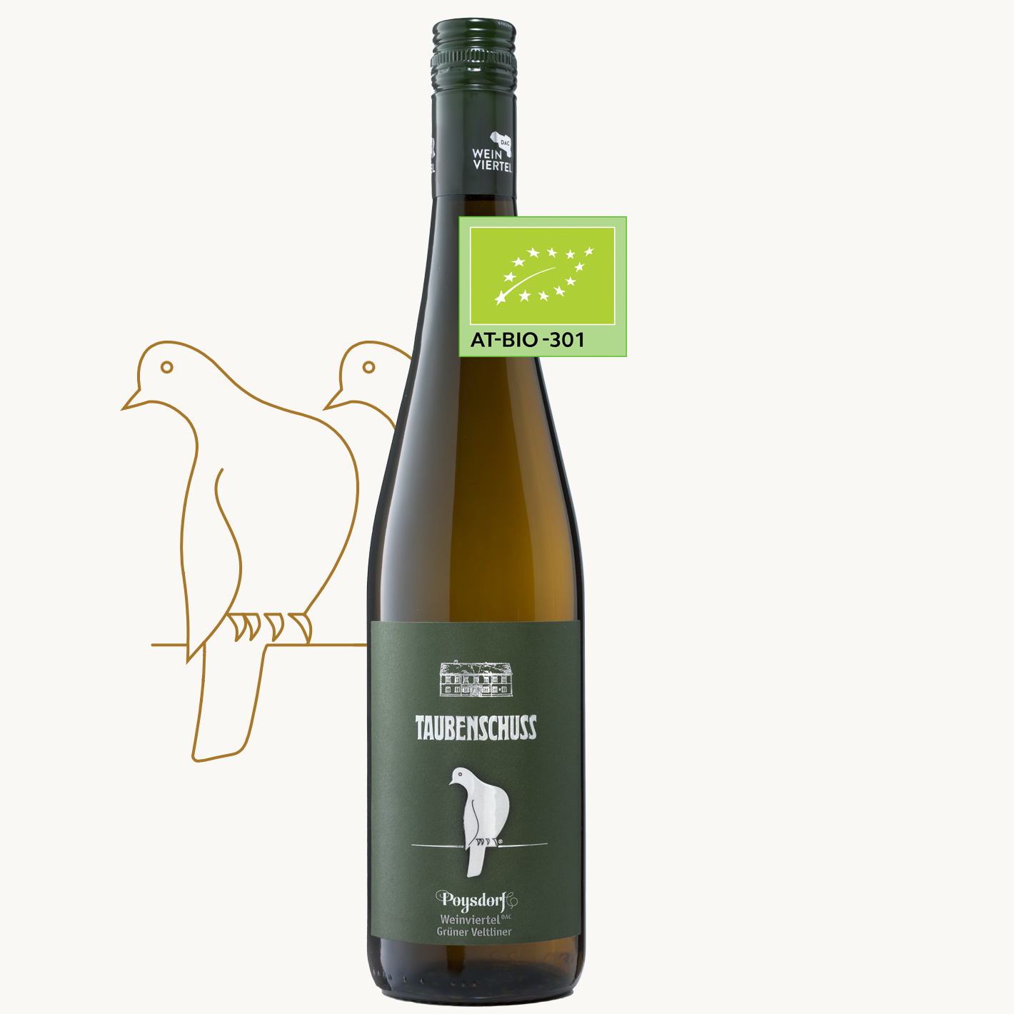 GRÜNER VELTLINER Poysdorf ØKO - Weingut Taubenschuss