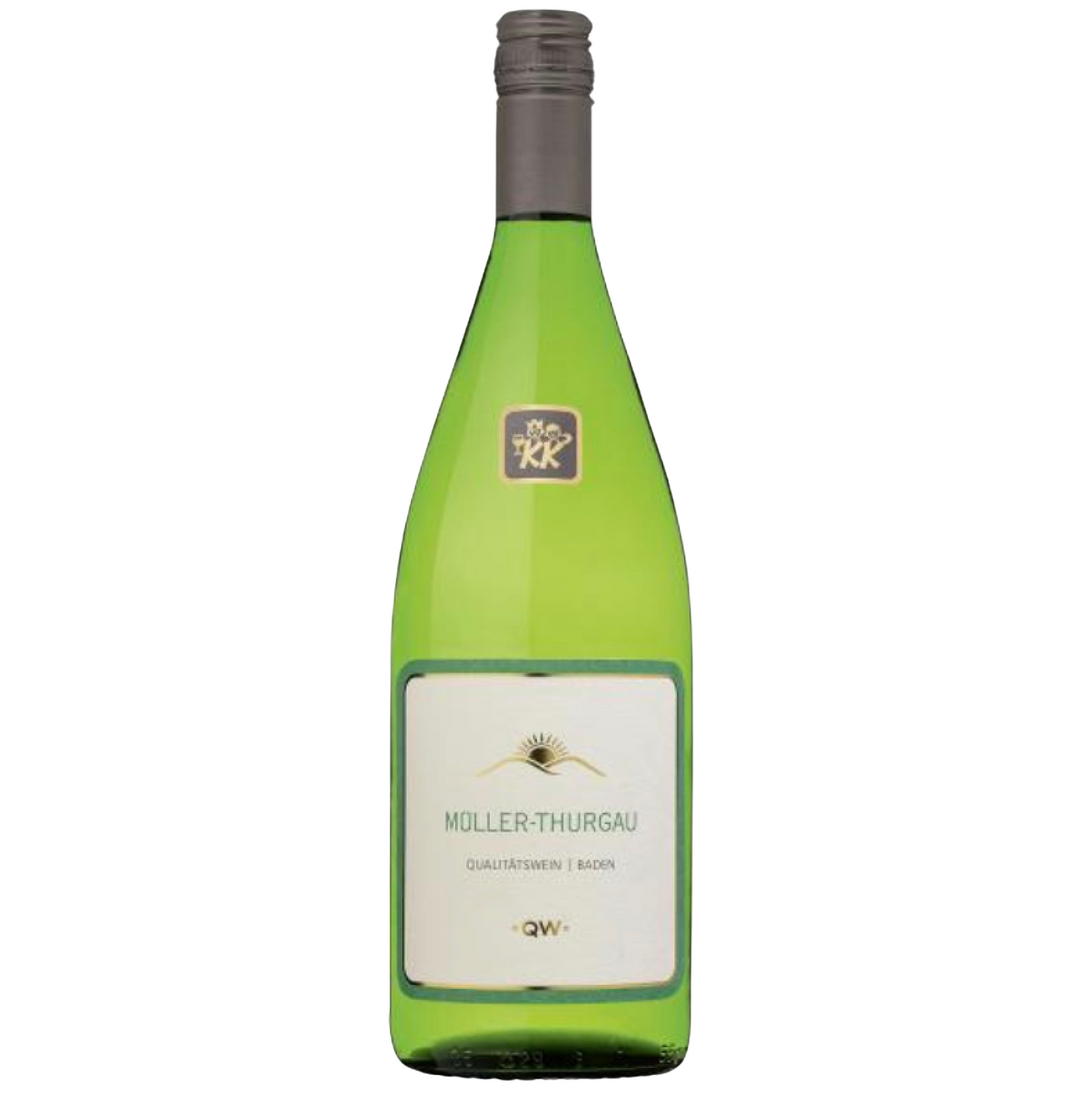 MÜLLER-THURGAU (Rivaner) - WG Königschaffhausen. Literflaske!