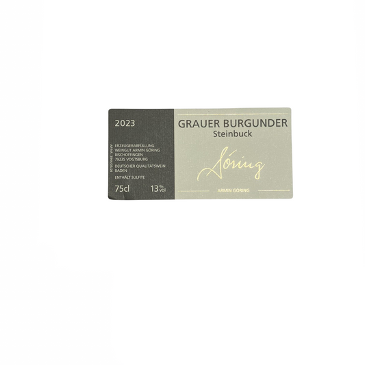 GRAUER BURGUNDER "Steinbuck" trocken Barrique - Weingut Göring